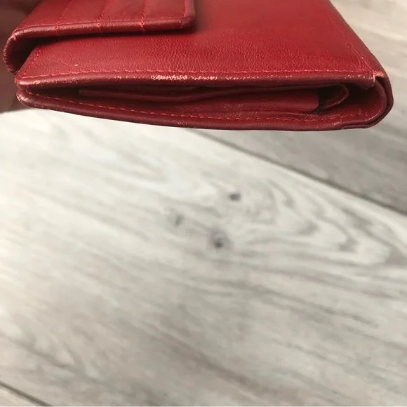 Vintage Christian Dior Red Wallet - Picture 3 of 10